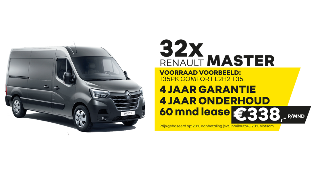 ABD Nissan - Bedrijfswagenactie - Master