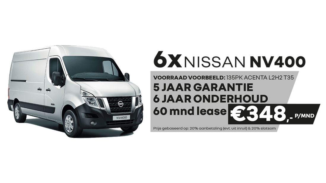 ABD Nissan - Bedrijfswagenactie - NV400